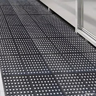 Kitchen Anti-skid and Oil-proof Commercial Stitching Thickened Hotel Restaurant Rubber Floor Mat Hotel Factory Waterproof Foot Mat