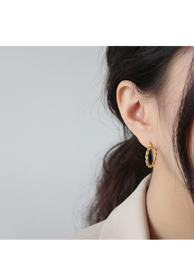 simple twist earrings fashion personality earrings ear bucklepicture8