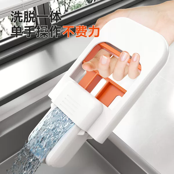 Household Indoor Dual-Use Small Sponge Mop Mini Handheld Mop Desktop Dry and Wet Spray No-Hand-Wash Cleaning
