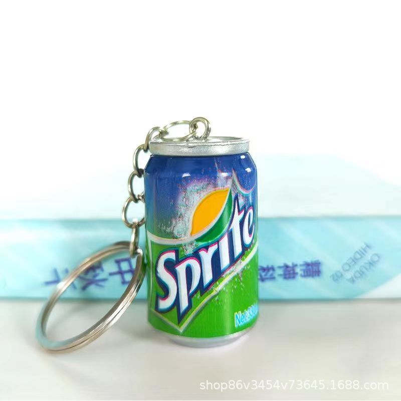 かわいいミニコーラフェンダー飲料瓶缶キーホルダーカップルバッグ自動車ストラップ小プレゼント|undefined