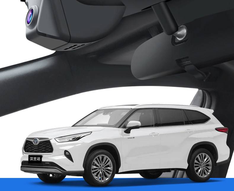 Toyota Highlander Dash Cam, Original Factory Model, No Wiring Needed, New Ultra-High-Definition Night Vision, 26-18 Models