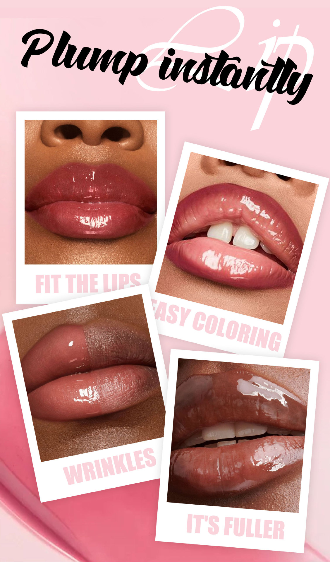 Cross-border Lip Fullness Lip Oil Needle Tube Lip Density handaiyan Slightly Spicy Lip Honey Plump Lip Glass Mirror Lip Fullness Lip Gloss undefined