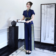 Women's Thai Foot Massage Therapist Uniform Set for Wellness Centers, SPAs, and Beauty Salons