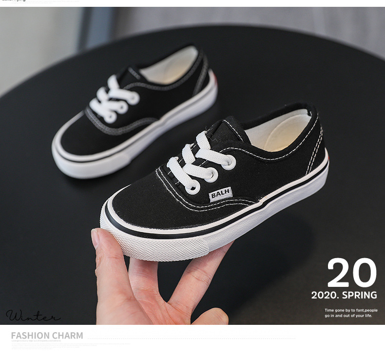 Scarpe da ginnastica in tela per bambini stile coreano_voghion.com