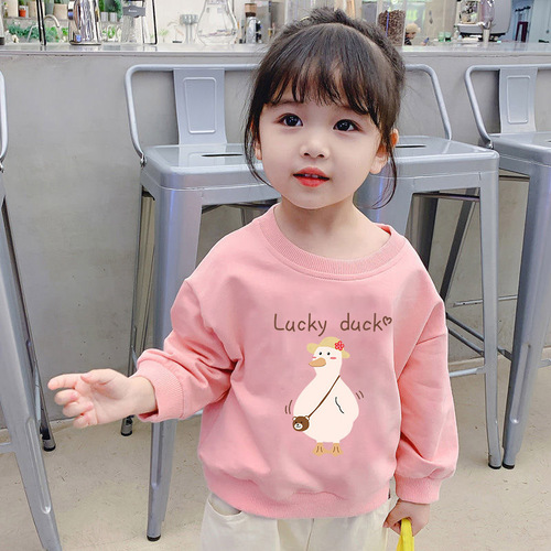 Children's sweatshirts new spring and autumn children's clothing tops men's and women's pullover clothing Korean style small and medium-sized long-sleeved trendy one-piece drop shipping