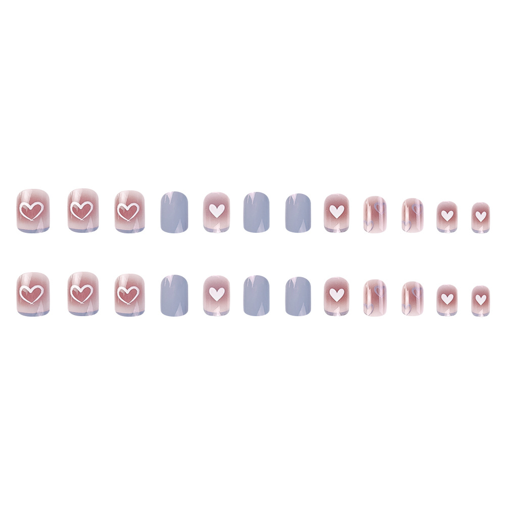 Fragante Taro Purple Love Wear Armor Tabletas Pegatinas de uñas postizas de color sólido de alta calidad Pegatinas de uñas