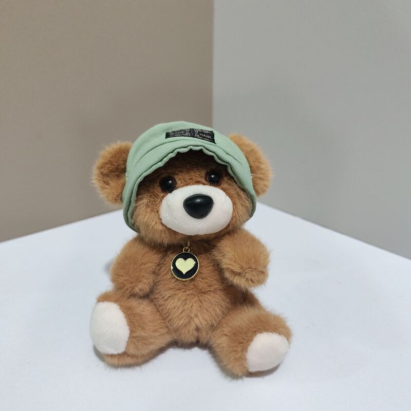かわいいインターネット有名人の帽子クマペンダントぬいぐるみ人形クマバッグペンダントキーホルダー布人形人形|undefined