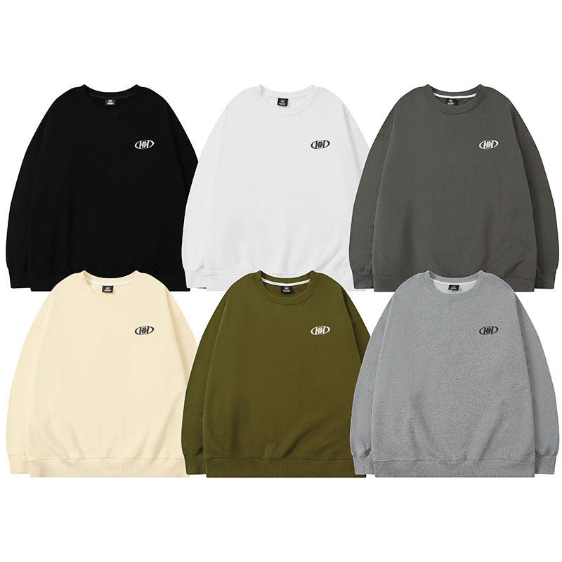 Men's Clothing round neck pullover sweater heavyweight high street original designer brand Japanese couple style _voghion.com