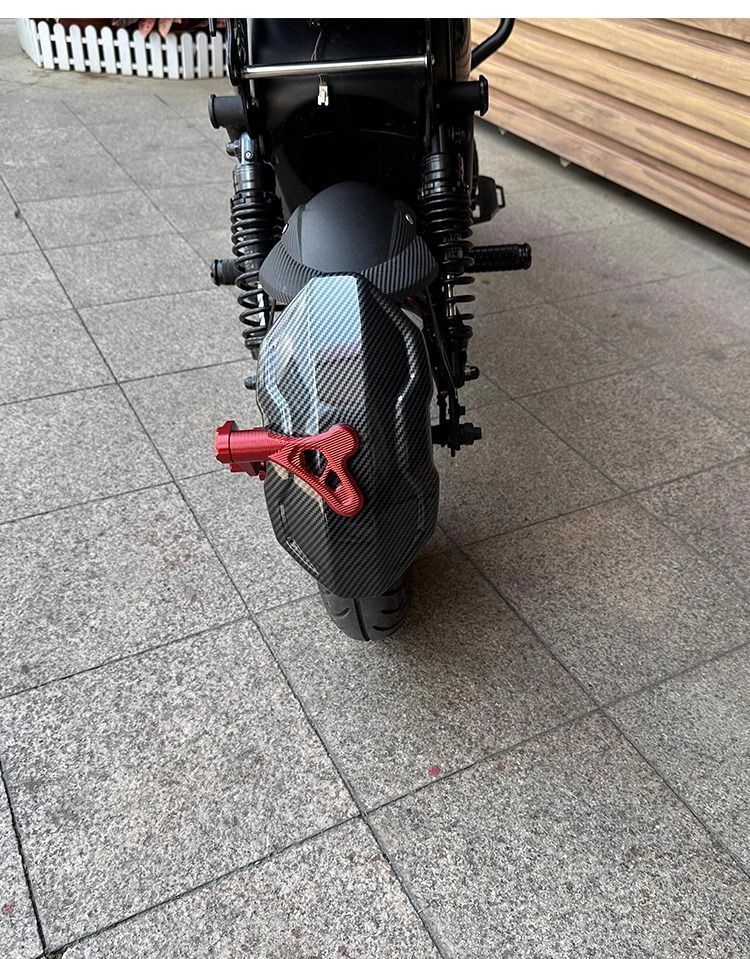 Suitable for No.9 Electric Vehicle Mechanic Mmax90/Mmax Second Generation 110P Rear Fender Splash Guard Rear Shield