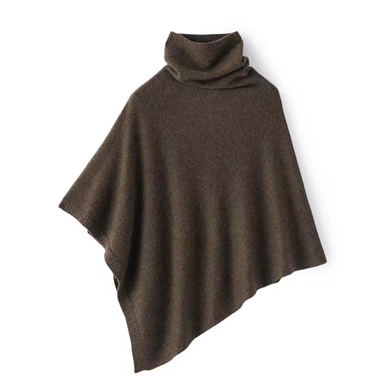 Fabricante, Venta al por Mayor Transfronteriza, Nuevo Estilo 2025, Capa de Lana 100% Suave, Chal, Suéter, Ropa Exterior Abrigada, en Existencia