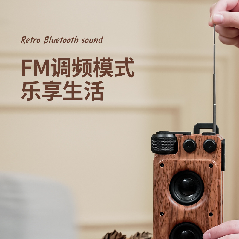 ワイヤレスbluetoothスピーカーサブウーファ大音量ポータブル屋外ラジオ携帯電話パソコンTFカードusbカード|undefined