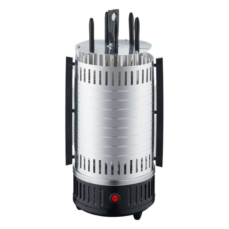 Бытовая шампура Бездымная плита для барбекю Автоматическая вращающаяся электрическая шампура плита для курицы Бытовая внутренняя электрическая духовка