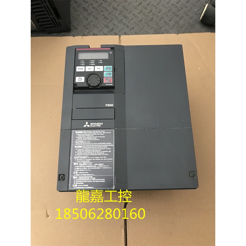A073*成色靓 三菱变频器F800系列 FR-F840-00170-2-60 7.5KW 380V