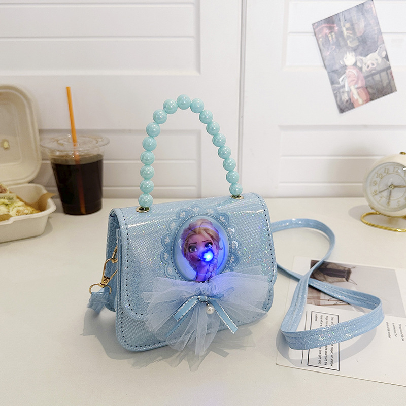 Bolsos de mochila para niños, princesa Aisha, bolsos de hombro de moda para niñas, bolsos de perlas para niñas.
