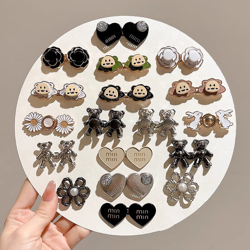 Botón de cintura ajustable, artefacto de cintura, jeans, vestido, aguja de cintura, moda, versátil