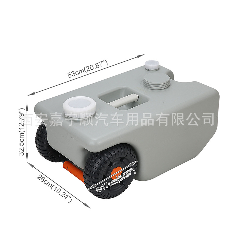 RV acampar al aire libre RV coche modificado auto-conducción camión de viaje con ruedas ligero de gran capacidad tanque de agua 25L