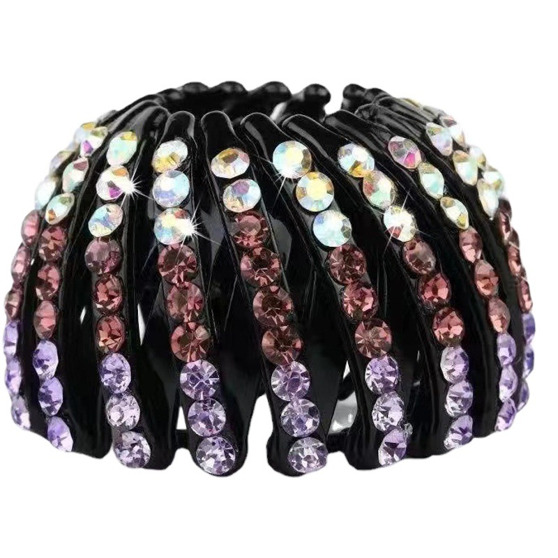 Nuevo todo fósforo, cisne brillante, gamuza, nido de pájaro, cabello perezoso, anillo para el cabello, cabeza de bola de cola de caballo alta, accesorios para el cabello fijos