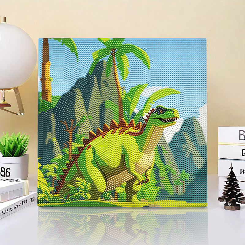 Dibujo adhesivo de diamantes de dibujos animados con marco de fotos Diamante de punto hecho a mano para niños fabricante de pintura de diamantes de bricolaje Kulomic Mario