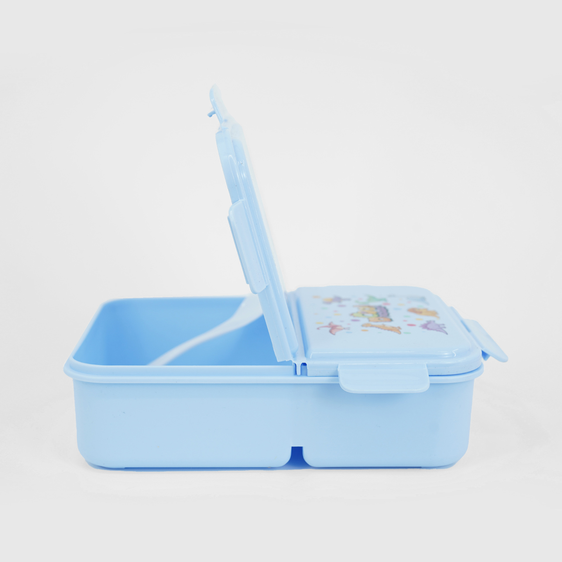 Fiambrera de plástico con patrón de color personalizado, valor de alto valor, fiambrera para ir a trabajar con arroz, caja de conservación fresca para microondas