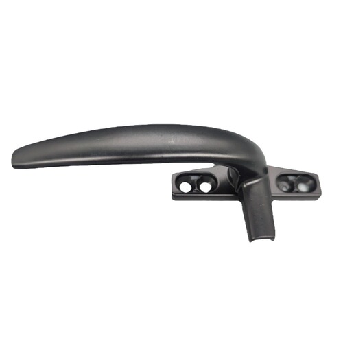 Factory direct delivery seven-character handle solid aluminum alloy material window round handle flat foot model 50 flat open window one piece dropshipping