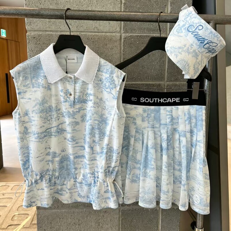 New Style Golf Women's Short-Sleeved Vest Top, Versatile, Fashionable, Simple, Quick-Drying, Breathable, Sports and Leisure Wear