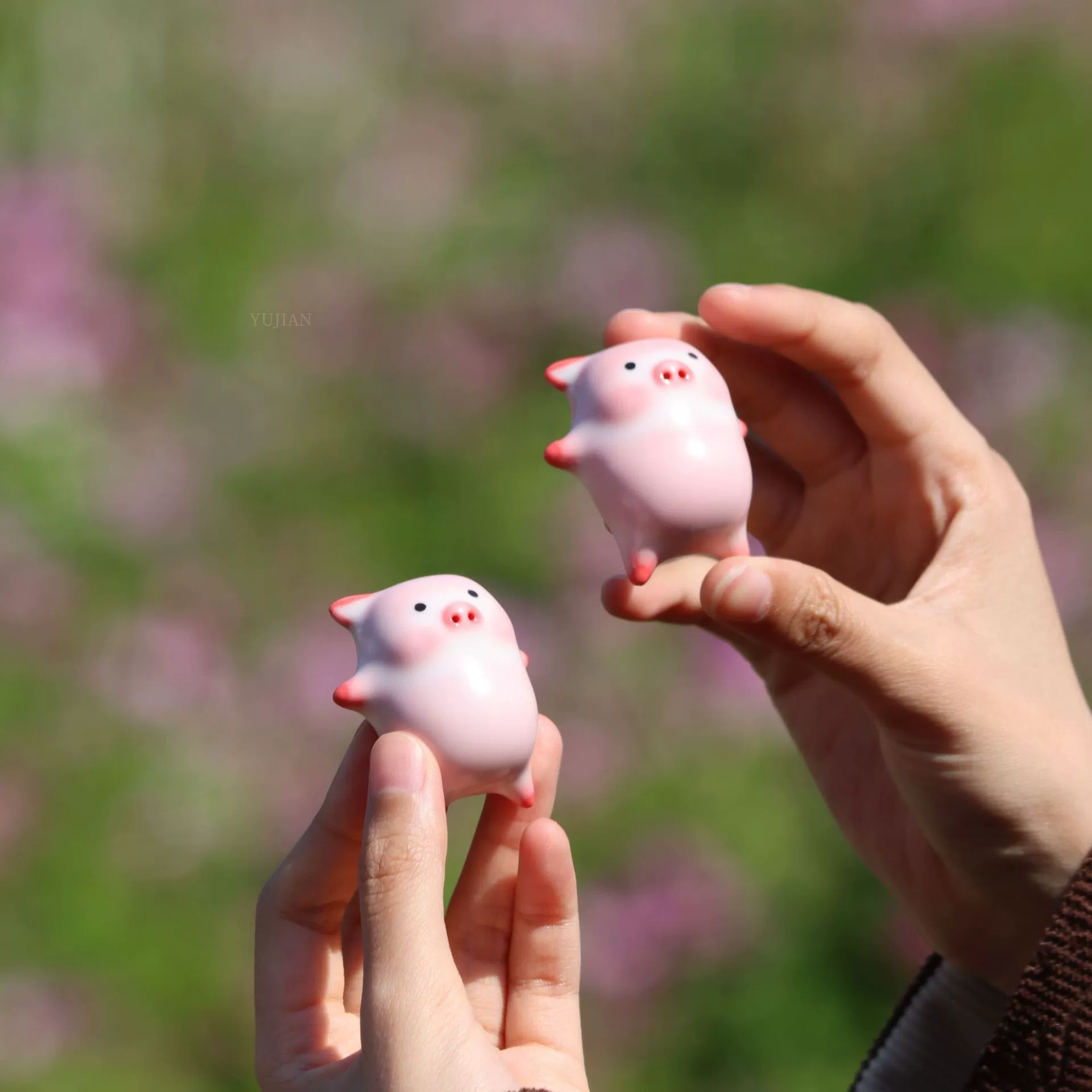 Новая креативная керамическая пузырьковая свинья, чайный питомец, вставка для благовоний, милый цветок ручной работы, предметы интерьера для дома, чайная церемония, изысканные украшения