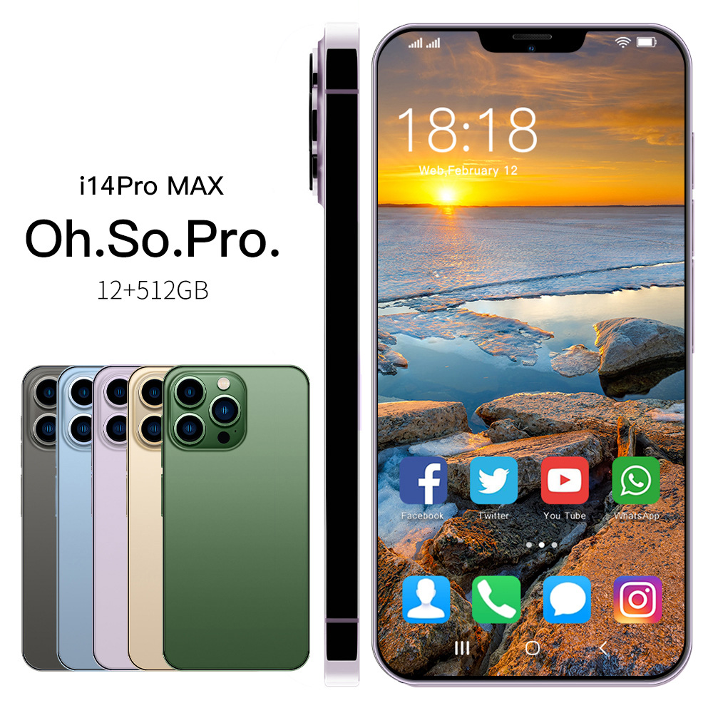 Cross border I14ProMax smartphone 16G+1TB 6.8-inch foreign trade all-in-one machine sourced from manufacturer