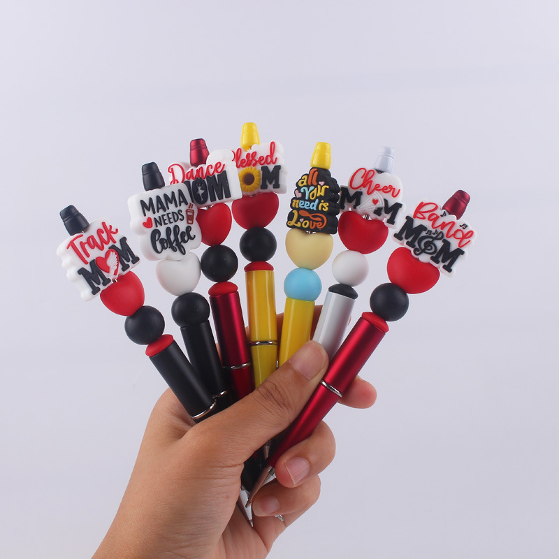 19g Weight 1 Piece Letter Class Learning Plastic Cartoon Style Ballpoint Pen