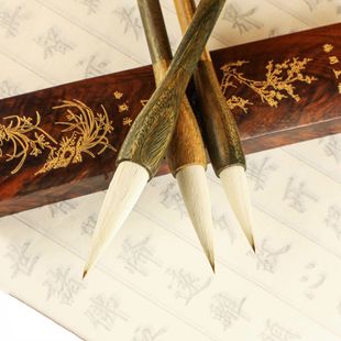 [Dark fragrance and shadow] peak 4.8,4.3,3.8 high-quality mixed hair writing brush fine Light Peak wolf sheep mixed hair