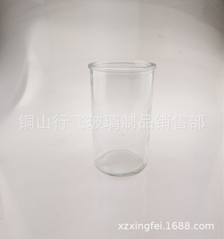 玻璃蜡烛罐7*12 玻璃蜡烛杯 多种规格 直筒玻璃瓶七彩 蜡烛罐