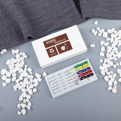 Foreign trade export acrylic sewing box hotel disposable 6-thread sewing kit hotel disposable supplies wholesale