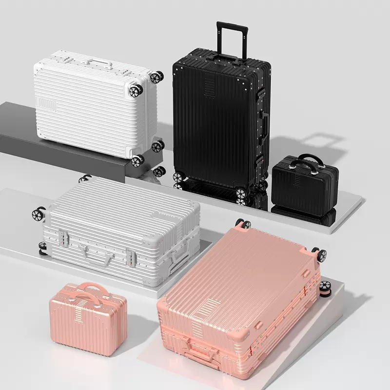 [Fábrica de selección estricta] maleta de mujer red retro 20 pulgadas pequeña caja de tracción de viaje 24 pulgadas maleta de estudiantes