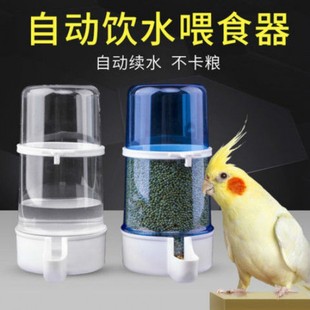 Bird Waterer Automatic Pigeon Feeder Water Feeder Parrot Hanging Food Box Bird Food Jar Bird Cage Accessories Supplies