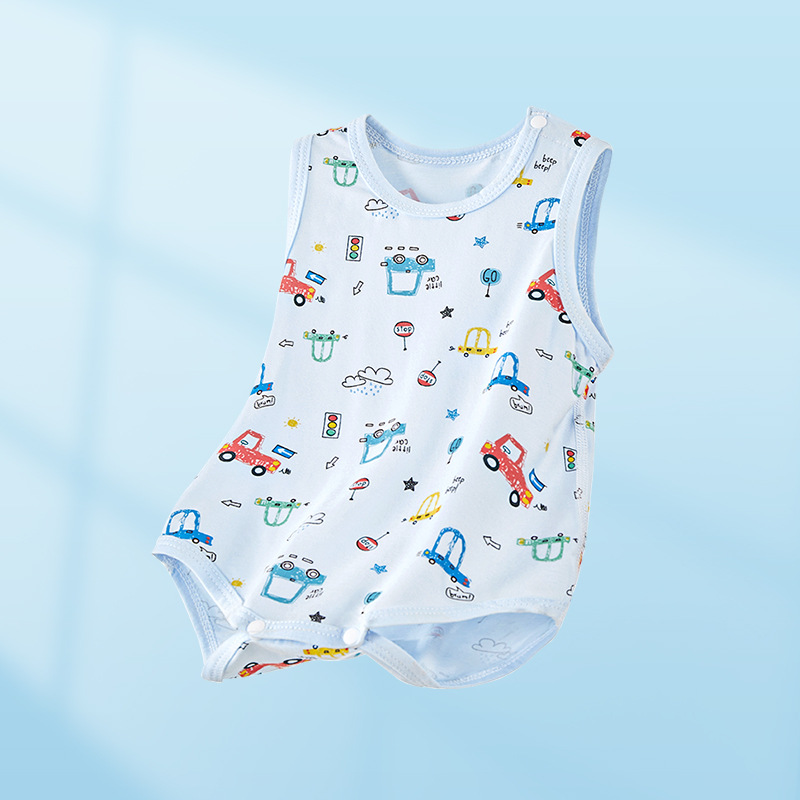Baby overcoat de verano recién nacido sin mangas delgado triángulo bolsa de pelusa para hombres y mujeres pijamas de verano ropa de bebé