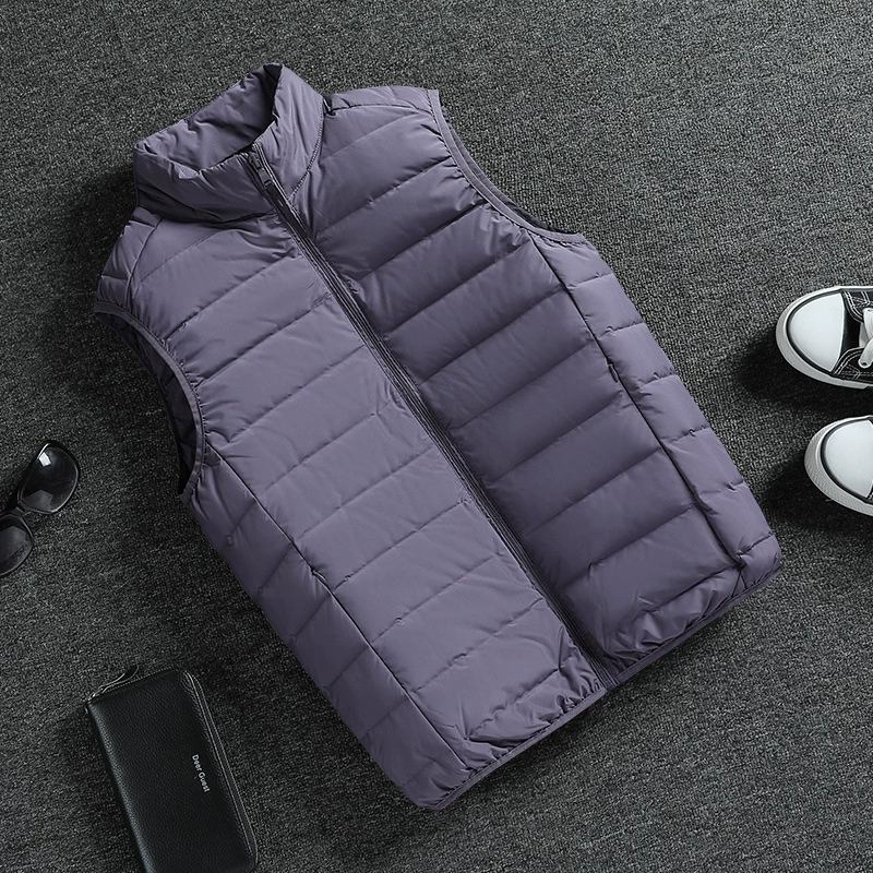 Тонкий пуховик может быть открыт второй мужской короткий новый трансграничный прямой эфир бесшовный 90 белый утиный бархат легкая куртка с капюшоном