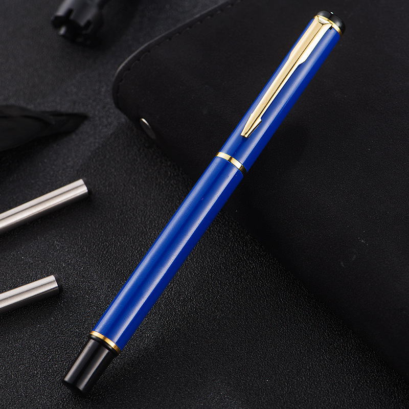 Juego de regalo de bolígrafos metálicos de gel y bolígrafos metálicos a base de agua para empresas, bancos, seguros, premios y estudiantes.