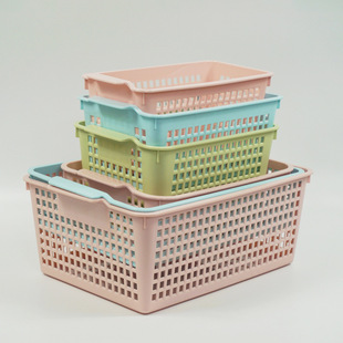 Snacks and sundries storage box toy household plastic storage box kitchen cabinet basket desktop storage box finishing basket
