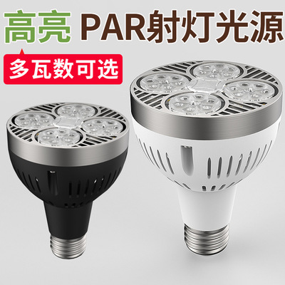 LED轨道射灯灯泡PAR30超亮店铺商用服装店超市节能灯E27螺口光源|ms