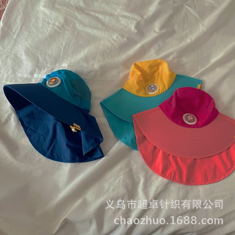 Sun Hat Korean New Style Cover Neck Big...