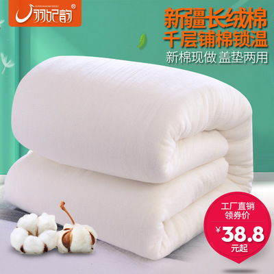 Yu Fei Xinjiang Cotton is Spring and autumn quilt thickening Cotton mattress Autumn and winter Double Mat Padded quilt