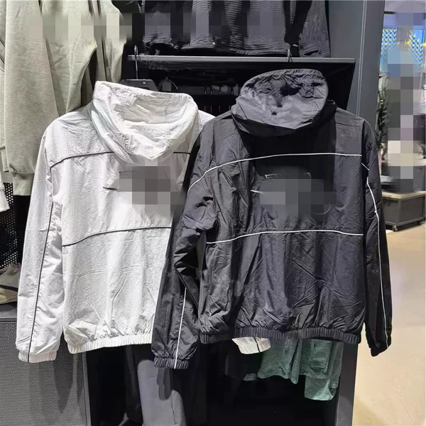 25SS Early Spring New Casual Sports Sun Protection Quick-Dry Breathable Jacket for Men, Lightweight Hooded Zipper Jacket HJ2013
