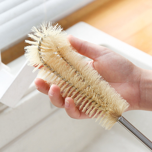 Factory direct sales extended wooden handle cup brush wall breaker cleaning artifact no dead ends bottle vacuum cup cleaning brush