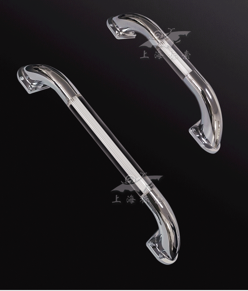 BSL701 modified car saloon car door armrest yacht luminous handle bathroom LED crystal safety door handle