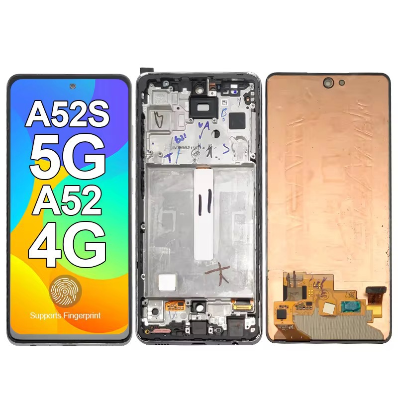 Aplicable a Samsung A52 Asamblea de pantalla de teléfono móvil A52 4g / 5g Asamblea de pantalla LCD original
