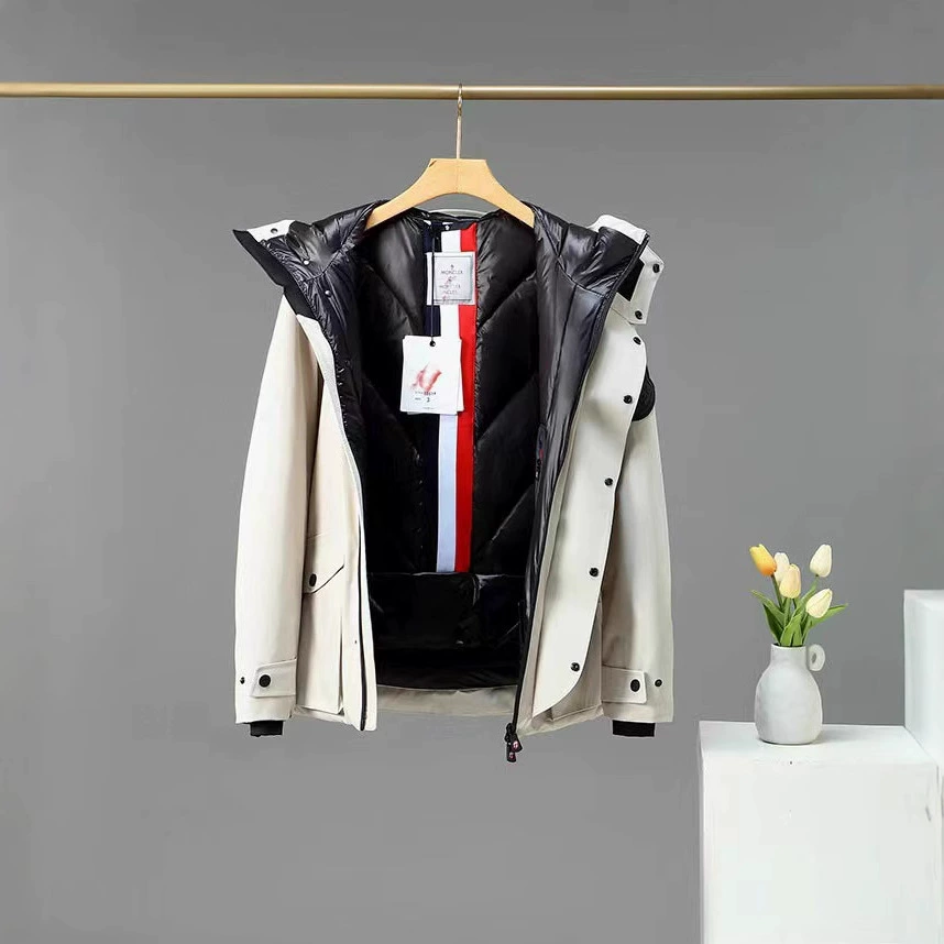 Warm elite down jacket, ski ski suit with hood