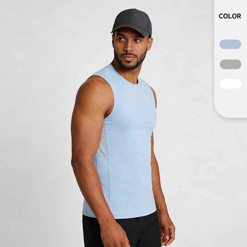 Marathon Vest Men's Summer Fitness Running Quick-drying Vest Track and Field Training Ultra-light Sports Sleeveless T-shirt