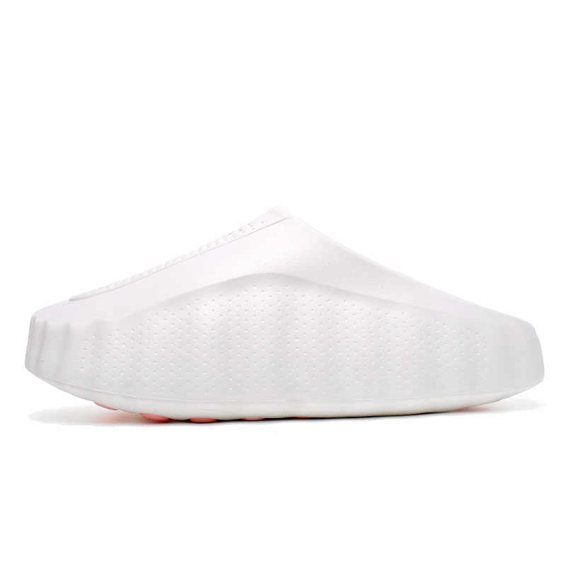 Dép sandal bít mũi đế dày tăng chiều cao gót 3–5 cm, quai hậu kiểu thể thao, chống trượt — 286 Xám Cam, 286 bột hoa anh đào trắng, 286 hoa lan sương mù xám, 286 màu nâu