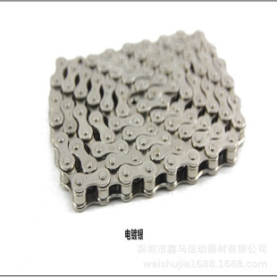 Bicycle single speed chain folding car dead Speed Car chain electric bicycle electroplating CP chain Z410 chain