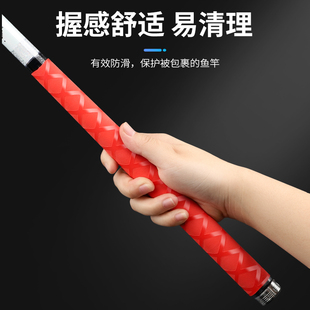 Fishing Rod Handle Wrap with Fishing Heat Shrink Tube Sleeve, Non-Slip Sweat-Absorbent Silicone Handle Sleeve, Heat Shrink Wrap with Handle Sleeve