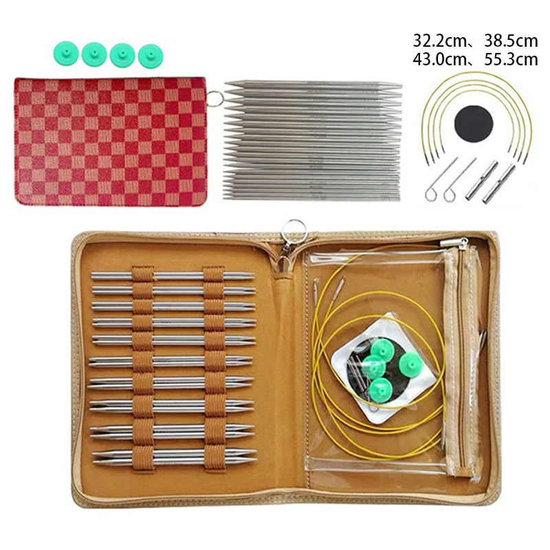 Трансграничное кольцо из нержавеющей стали игла Съемная удлиненная игла для свитера вязальный инструмент сменная веревочная лента аксессуары Костюм